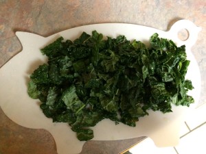 I try to include greens with every meal. I'm ahead of the plan when I include fresh kale as part of my breakfast.